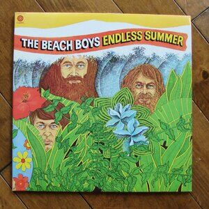 The Beach Boys Endless Summer Vinyl Record LP 1974 RARE with Poster Excellent!!